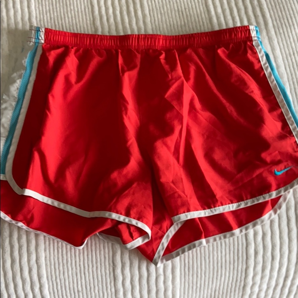 Nike athletic shorts red-white-blue